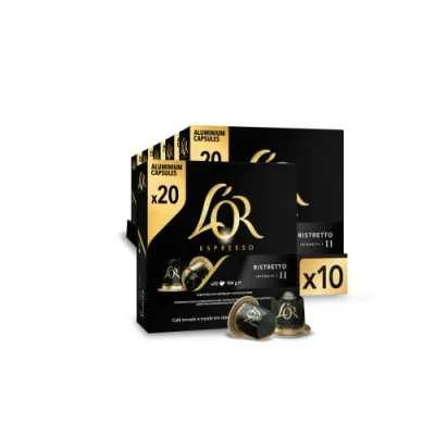 Abbildung von 24% Rabatt L&#039;OR Espresso Ristretto 20 Kapseln 100 g