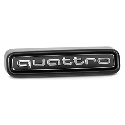 Abbildung von Audi 4N0853736A2ZZ Plakette Quattro Schriftzug Kühlergrill Emblem Logo, für PR Code 2K7, Produktion ab 11/2021