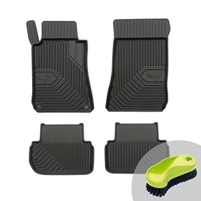 Abbildung von FROGUM No.77 Gummimatten Ganzjahresset von Auto Fußmatten Autofussmatten für Mercedes Benz CLK C209 2002 2009 Langlebiges TPE Material