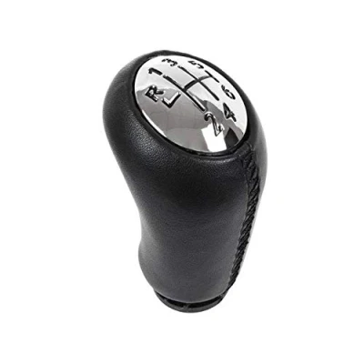 Abbildung von Schaltknauf Knauf in Schwarz Chrom 6 Gang 8200079112 für Clio III Espace Megane Laguna Scenic Kangoo Vel Satis