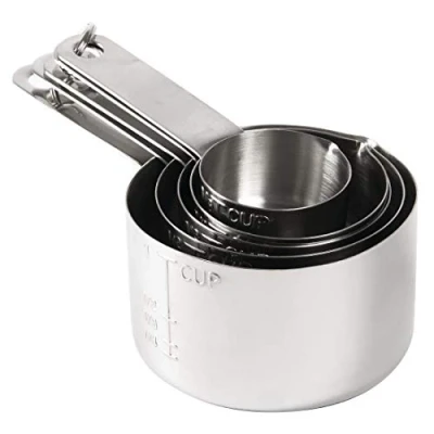 Abbildung von Vogue Messbecher Set, Edelstahl, Löffel, Tee, Backen, Kochen, Gewerbe