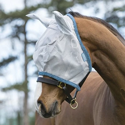 Abbildung von Amigo Fly Mask Silber Dunkel Grau Cob