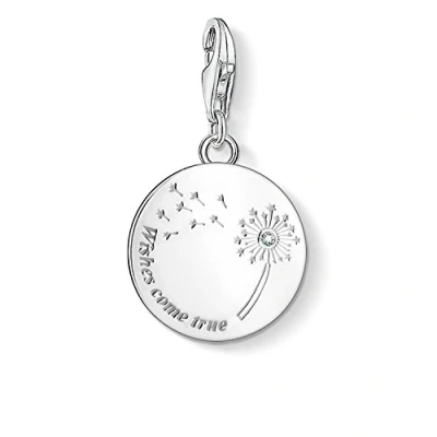 Abbildung von THOMAS SABO Charm Einhänger Pusteblume WISHES COME TRUE, 1457 051 21, mit Zirkonia (synth)