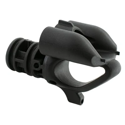 Abbildung von SEAC Unisex Adult Muzzle Closed Head für Harpunen mit parallelen elastischen Bändern, schwarz, Standard