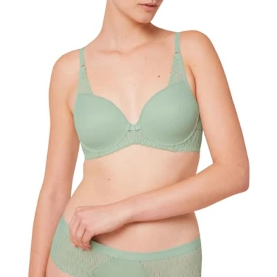 Abbildung von Triumph AURA Spotlight Pushup BH, Damen, Größe: 85E, Silky green