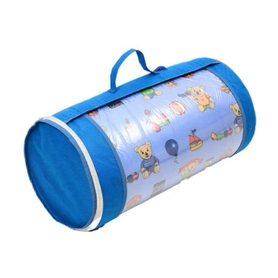 Abbildung von Kinderbettmatratze, Babymatratze 70x140 cm Kinder Rollmatratze mit Reisetasche Bezug 100% kuschelweiche Baumwolle