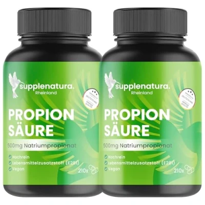 Abbildung von supplenatura® Propionsäure Kapseln (Natriumpropionat E281) 420 St