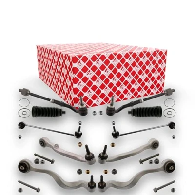 Abbildung von FEBI BILSTEIN 46318 Querlenker Reparatursatz Vorderachse links, rechts mit Koppelstange BMW: 5 Limousine, Touring