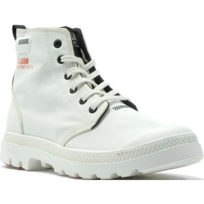 Abbildung von Palladium Schnürstiefelette, Größe: 39, Star white Schuhe
