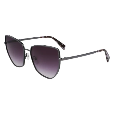 Abbildung von LIU JO Sonnenbrille black/silvercoloured, Damen, Größe: 58, Black/silver coloured