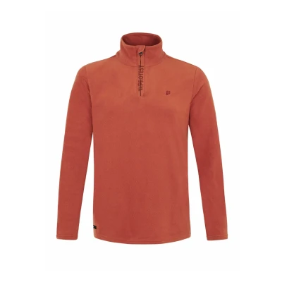 Abbildung von Protest Perfecto Fleecepullover, Herren, Größe: Medium, Brick orange