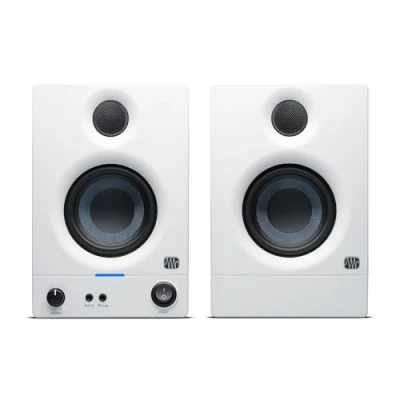 Abbildung von PreSonus Eris 3.5 Gen 2 in weiß, 3,5&quot; Aktivlautsprecher für Multimedia, Gaming, hochwertige Studio Musikproduktion, 50 W Leistung