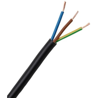 Abbildung von Kopp 152425001 Slangekabel H05VV5 F 3 x 1 mm² Sort 25 m