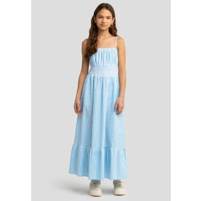 Abbildung von Big Star Maxikleid für Kinder, Größe: 140, Blau