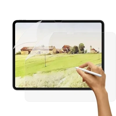 Abbildung von [2 Stück] Like Matt Papier Folie für iPad Pro 13&quot; M4 2024 (A2925/ A2926/ A3007), [Blendfreiem] PET Gefühl schutzfolie zum Zeichnen, Schreiben, Skizzieren