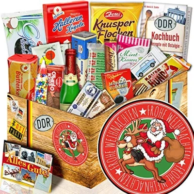 Abbildung von Santa + Ostpaket Geschenkidee zu Weihnachten für Ihn