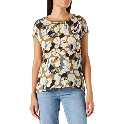 Abbildung von TOM TAILOR Damen T Shirt mit Print 1031005, 28866 Strong Olive, S