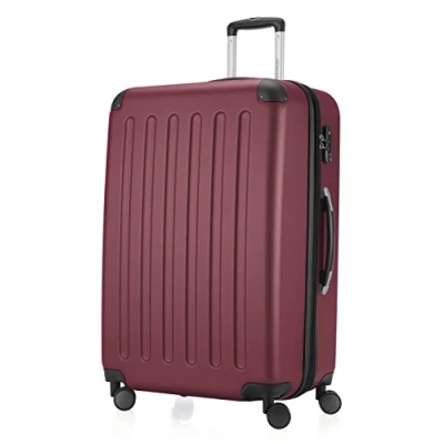 Abbildung von HAUPTSTADTKOFFER SPREE Großer Hartschalen Koffer Trolley Rollkoffer Reisekoffer, 4 Doppel Rollen, 75 cm, 119 L, Burgund