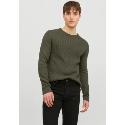 Abbildung von Jack &amp; Jones Jjpannel Strickpullover, Herren, Größe: Small, Rosin