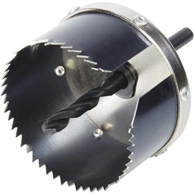 Abbildung von wolfcraft Steckdosen Lochsäge, Ø 68 mm I 8912000 Für Steckdoseninstallationen in Trockenbaumaterialien, Schnitttiefe 33