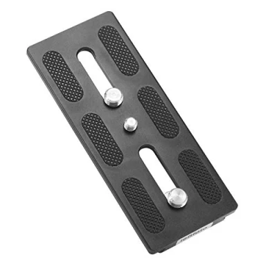 Abbildung von Stativ Arca Platten 120 mm Schnellwechselplatte Universal Swiss Standard für Kamera Kugelkopf mit 1/4 und 3/8 Zoll Schraube