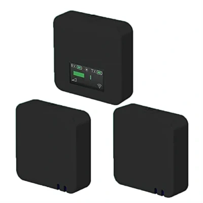 Abbildung von Silikon Schutzhülle für Rode Wireless Go II Mikrofon, wasserdicht, kabellos, Mikrofon (schwarz)