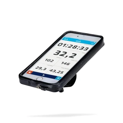 Abbildung von BBB Cycling Unisex Adult Fahrrad Handyhalterung Guardian Smartphone Halterung Universal Touchscreen kompatibel Stabil &amp; sicher, schwarz, L 158x80x10mm