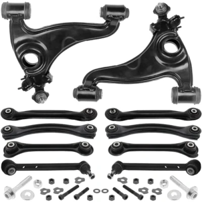 Abbildung von Querlenker Satz vorne/hinten passend für MERCEDES BENZ W124 A124 Querlenker, Traggelenk, Koppelstange 10 Teilig