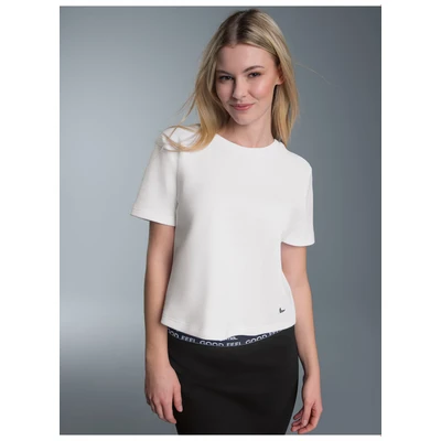 Abbildung von Trigema T Shirt &quot;TRIGEMA Cropped Oversized in Waffeloptik&quot;