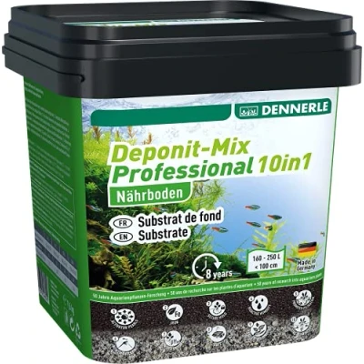 Abbildung von Dennerle Deponit Mix Professional 10in1 9,6 kg Multi Mineral Nährboden für Aquarien