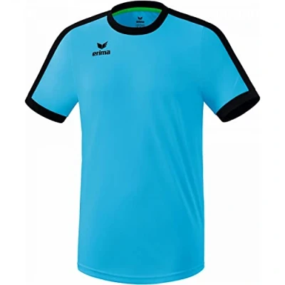 Abbildung von Erima Unisex Kinder Retro Star Trikot, Curacao/Schwarz, 152 EU