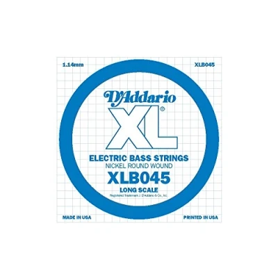 Abbildung von Daddario Saiten, XLB045 Bass XL Single String Einzelne Basssaite