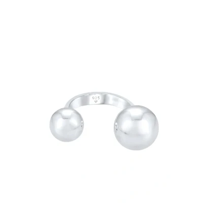 Abbildung von Elli Statement Kugeln Ring, Damen, Größe: 54, Silber