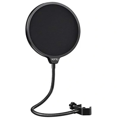Abbildung von YOTTO Mikrofon Popschutz Mic Windschutz Schaum Windschutzscheibe Pop Filter für Blue Yeti, MXL, Audio Technica und andere Mikrofone