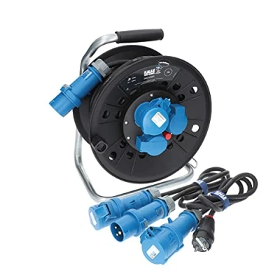 Abbildung von Kalle DAS KABEL Campingkabeltrommel CEE 230V 16A 2,5mm² IP44 25 Meter Kabeltrommel (Kabellänge 2500 m)