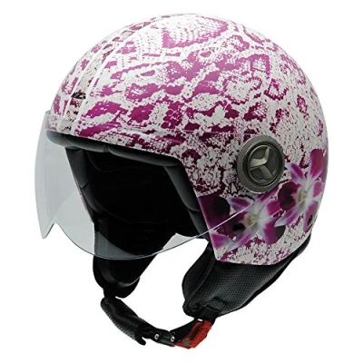 Abbildung von NZI Zeta Graphics Motorradhelm, Mehrfarbig Orchild, M
