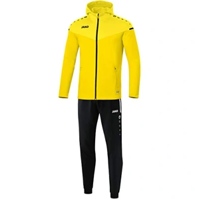 Abbildung von Jako Kinder Trainingsanzug Polyester Champ 2.0 mit Kapuze, Citro/Citro Light, 128, M9420