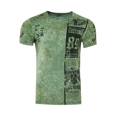 Abbildung von Rusty Neal MIT Modernem Tshirt print, Herren, Größe: Medium, Khaki