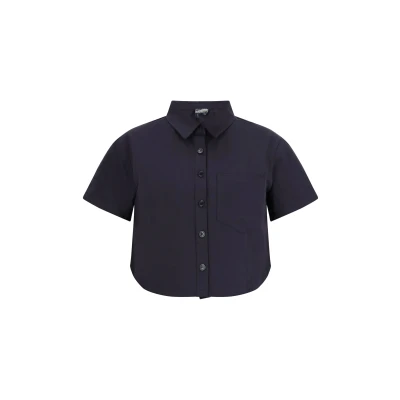 Abbildung von Dreimaster Hemdbluse, Damen, Größe: 36, Dunkelmarine