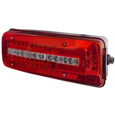 Abbildung von HELLA 2VD 012 381 311 Rückleuchte links LED schwarz 24 glasklar, Rot mit Schrauben, Anschluss seitlich, Elektromagnetische Verträglichkeit (EMV)