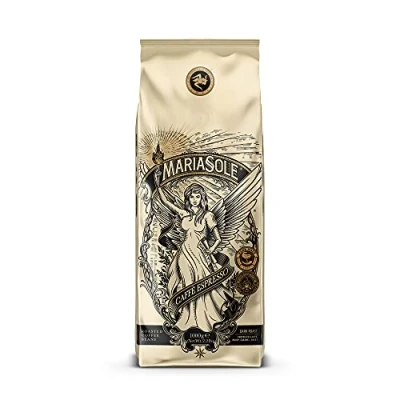Abbildung von Mariasole Caffè Espresso Kaffeebohnen Traditionelle Röstung In Sizilien über Holzfeuer Handarbeit Premium Espressobohnen 1kg für Vollautomat und Siebträger