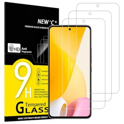 Abbildung von NEW&#039;C 3 Stück, Panzer Schutz Glas für Xiaomi 12 Lite, Frei von Kratzern, 9H Härte, HD Displayschutzfolie, 0.33mm Ultra klar, Ultrabeständig