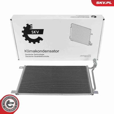Abbildung von ESEN SKV 86SKV186 Klimakondensator ohne Trockner Aluminium 565mm BMW: 3 Touring, Limousine, Coupe