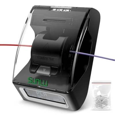 Abbildung von Filamentverbinder mit 200 PTFE Schlauch, SUNLU Filament Connector für 1,75mm 3d Drucker Filament, Filamentspleißer Kompatibel PLA PETG TPU ABS PA Nylon
