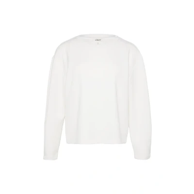 Abbildung von s.Oliver Scubasweatshirt AUS Modalmix IM Relaxed FIT Sweatshirt, Damen, Größe: 34, Ecru