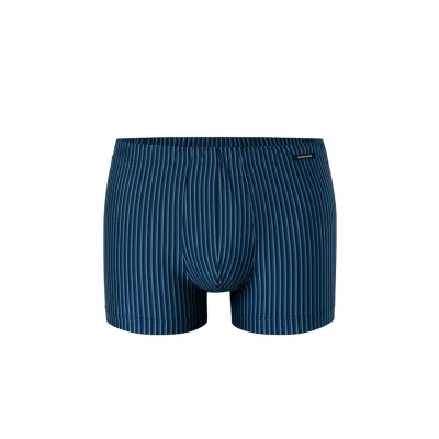Abbildung von Schiesser Herren Shorts Mikrofaser weiches Bündchen Pure Micro Boxershorts, blau_183159, 5
