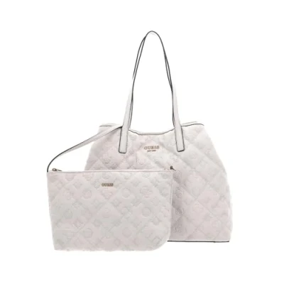 Abbildung von Guess Vikky SET Shopping Bag, Damen, Größe: One Size, Stone