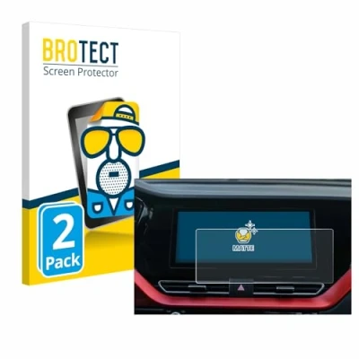 Abbildung von BROTECT Entspiegelungs Schutzfolie für Kia E Niro 2020 Infotainment System (2 Stück) Matte Displayschutz Folie, Anti Reflex, Fingerprint
