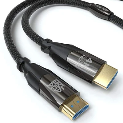 Abbildung von JAMEGA 2.0 HDMI 4K Kabel Ultra HighSpeed 18Gbit/s Ethernet 3D FULL HD U Kabel, 2.0, Typ A Stecker auf (300 cm)