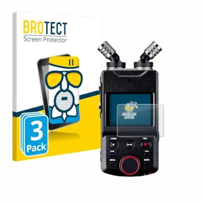 Abbildung von BROTECT Entspiegelungs Schutzglas für Tascam Portacapture X6 (3 Stück) Schutz Folie Panzerfolie Glas Matt [Extrem Kratzfest 9H, Anti Reflex]
